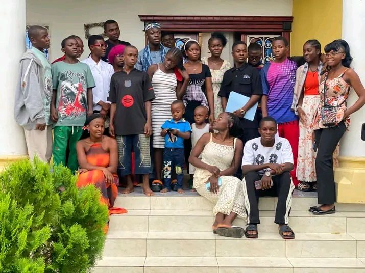 Jeunes de la communauté Fondonera réunis
